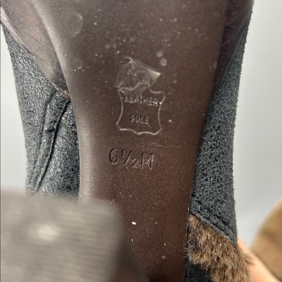 TORY BURCH Sebastian Shearling Knee High Heel Boot - Picture 8 of 8